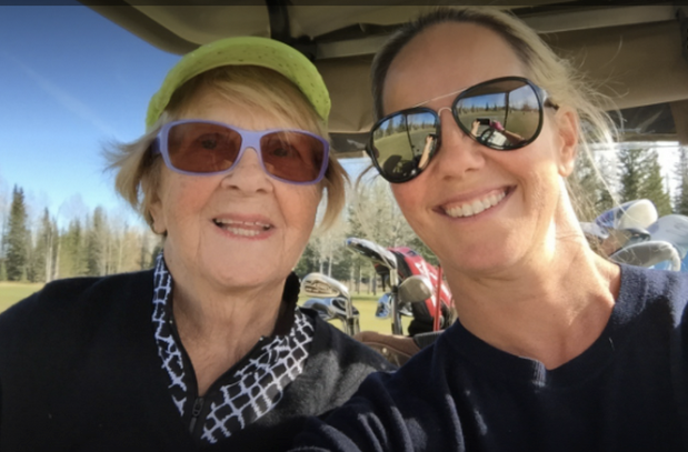 Maureen and Bridget #selfie at #RedwoodMeadows