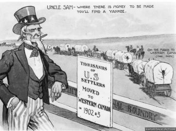 Uncle Sam and Homesteading in Canada