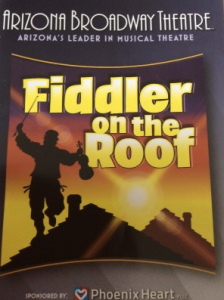 The poster for Fiddler on the Roof